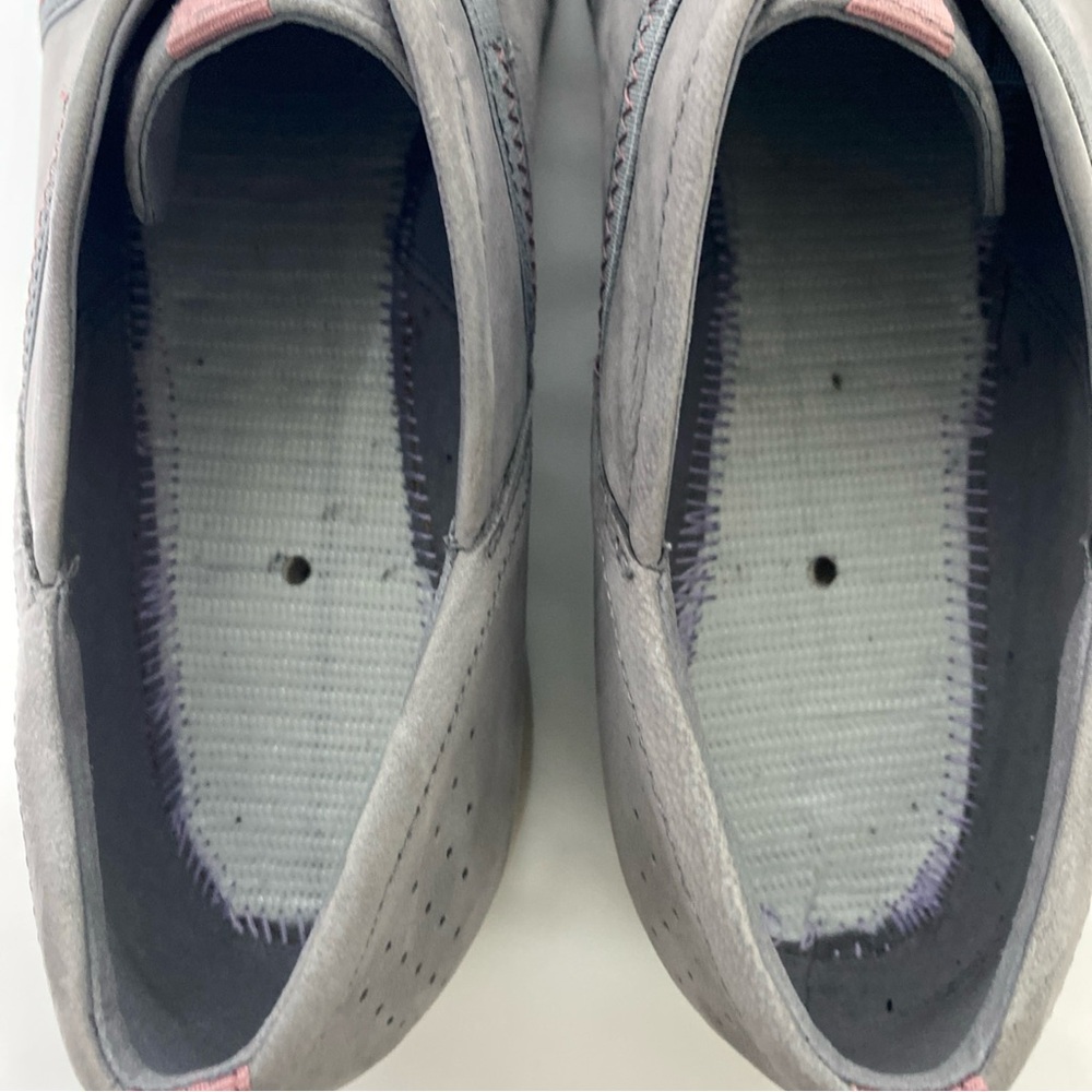 Clark’s Tamzen Step Loafers Grey Nubuck Women’s Gray Women's Slip-On Shoes SZ 12 - Picture 5 of 6